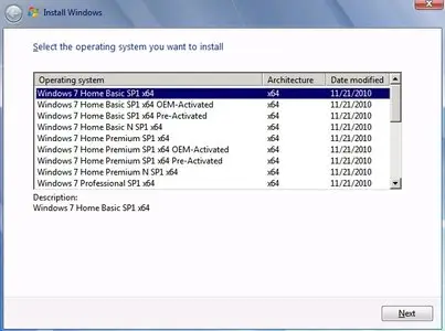 Microsoft Windows 7 SP1 AIO 26 in 1