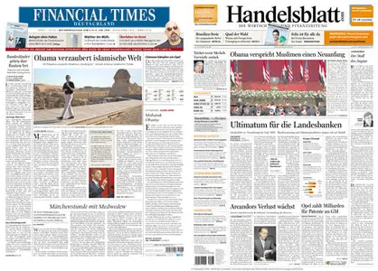 FinancialTimes Deutschland  & Handelsblatt vom 05.06.2009