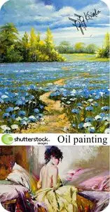 Stock Photo:  Oil painting 