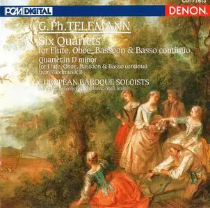 European Baroque Soloists - Telemann: Six Quartets (1991)