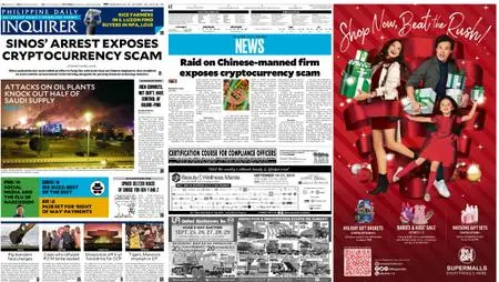 Philippine Daily Inquirer – September 16, 2019