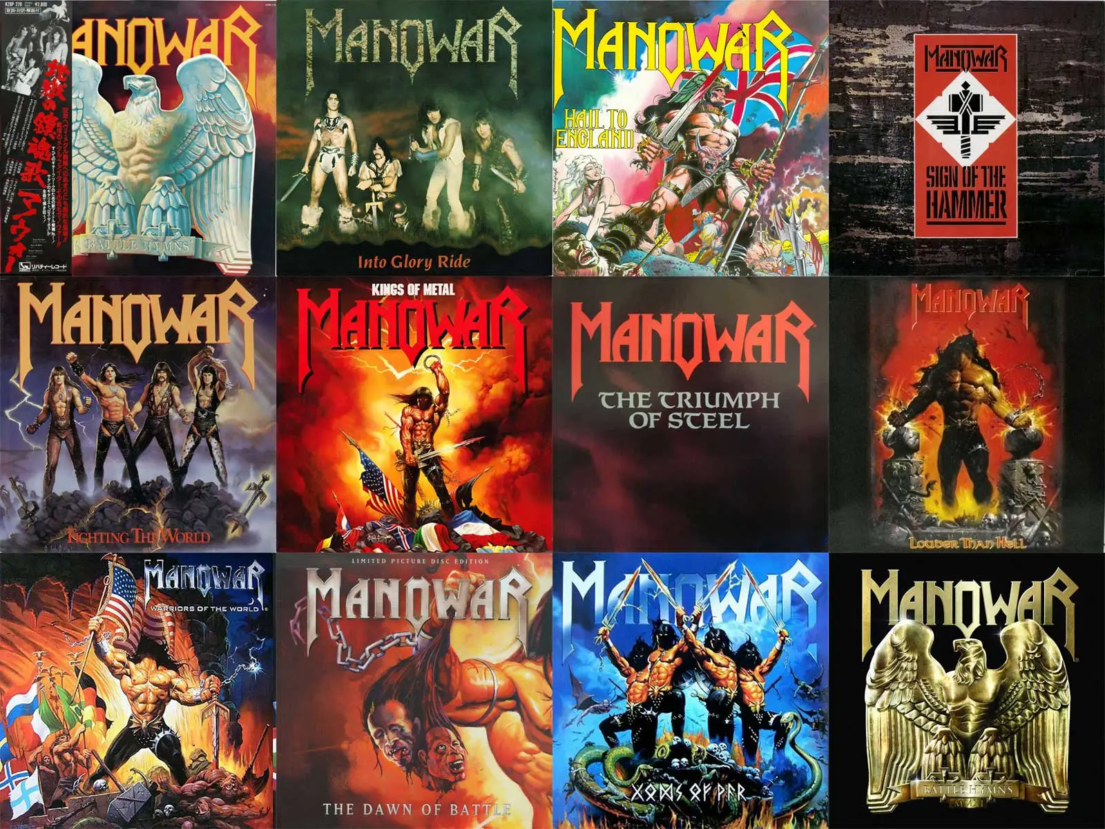 Manowar mp3. Manowar 1982. Мановар обложки. Manowar альбомы. Мановар лучшее.