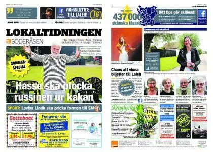 Lokaltidningen Söderåsen – 22 juli 2017