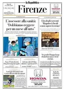la Repubblica Firenze - 27 Ottobre 2020