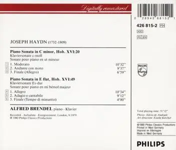 Alfred Brendel - Haydn: Piano Sonatas Hob. XVI-20, XVI-49 (1990)