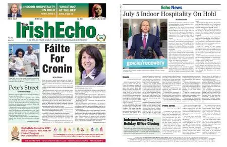 The Irish Echo – June 30, 2021
