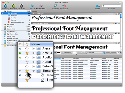 Extensis Suitcase Fusion 5 v16.0.0 (Windows/MacOSX)