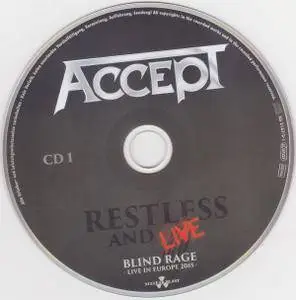 Accept - Restless And Live (2017) [2CD+DVD]