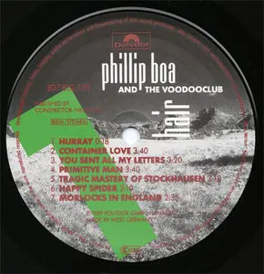 Phillip Boa And The Voodoo Club - Hair (Polydor 837 852-1) (GER 1989) (Vinyl 24-96 & 16-44.1)