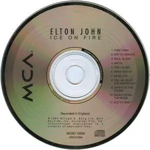 Elton John - Ice On Fire (1985) [1992, Reissue]