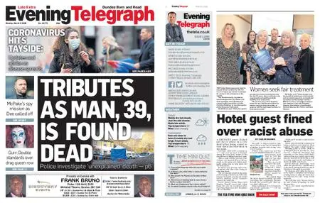 Evening Telegraph Late Edition – March 02, 2020