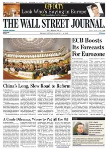 The Wall Street Journal Europe - Friday-Sunday, 6-8 March 2015