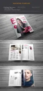 GraphicRiver MyGazine A4/Letter Magazine Template