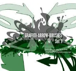 Graffiti Arrow brushes for Adobe Photoshop