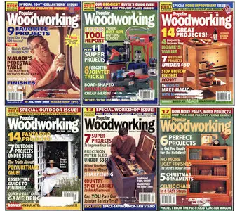 Popular Woodworking Full Year Collections 1998
