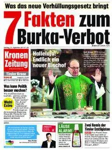 Kronen Zeitung Tirol - 23. September 2017