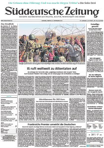 Süddeutsche Zeitung vom Dienstag, 23. September 2014