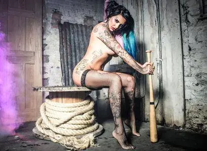 Jemma Lucy as Harley Quinn for Front Magazine March 2017