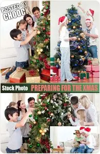 Preparing for the Xmas - Stock Photo