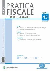 Pratica Fiscale e Professionale N.45 - 3 Dicembre 2018