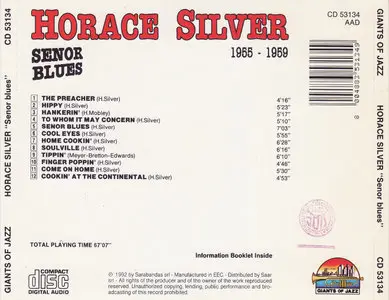 Horace Silver - Senor Blues - 1955-1959 (1992) {Giants Of Jazz}