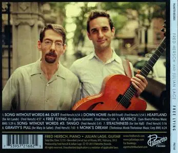 Fred Hersch and Julian Lage - Free Flying (2013) {Palmetto Records PM2168} (Complete Artwork)