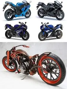 Selection raster motorcycles