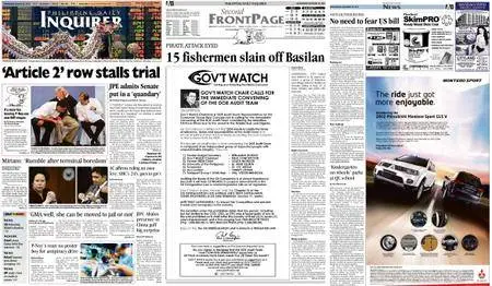 Philippine Daily Inquirer – January 25, 2012