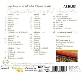 Bob van Asperen - Louis Couperin edition, Vol. 2: Passacaille de Mr. Couperin (2008)
