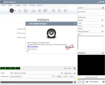 Xilisoft CD Ripper 6.4.0 build 20120801