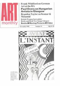 Art Monthly - November 1985 | No 91
