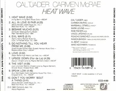 Cal Tjader & Carmen McRae - Heat Wave