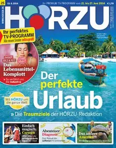 Hörzu 25/2014 (TV-Programm vom 21. - 27. Juni 2014)