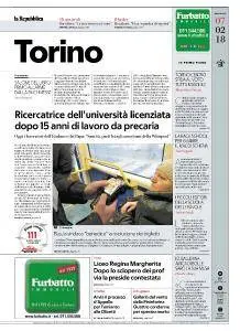 la Repubblica Torino - 7 Febbraio 2018