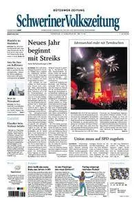 Schweriner Volkszeitung Bützower Zeitung - 02. Januar 2018