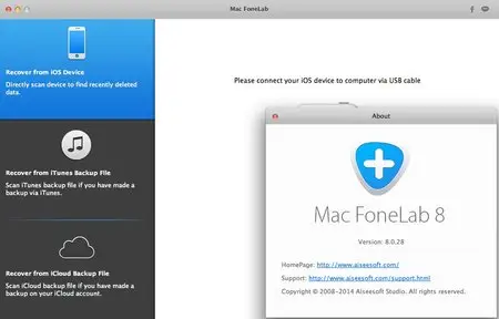 Aiseesoft Mac FoneLab 8.0.28 Mac OS X