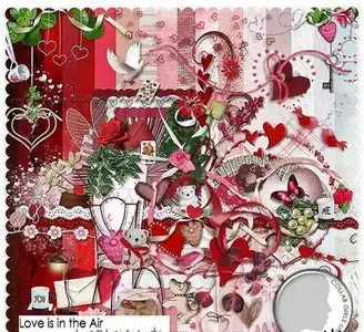 Mega Scrap-kit - Love is in the Air