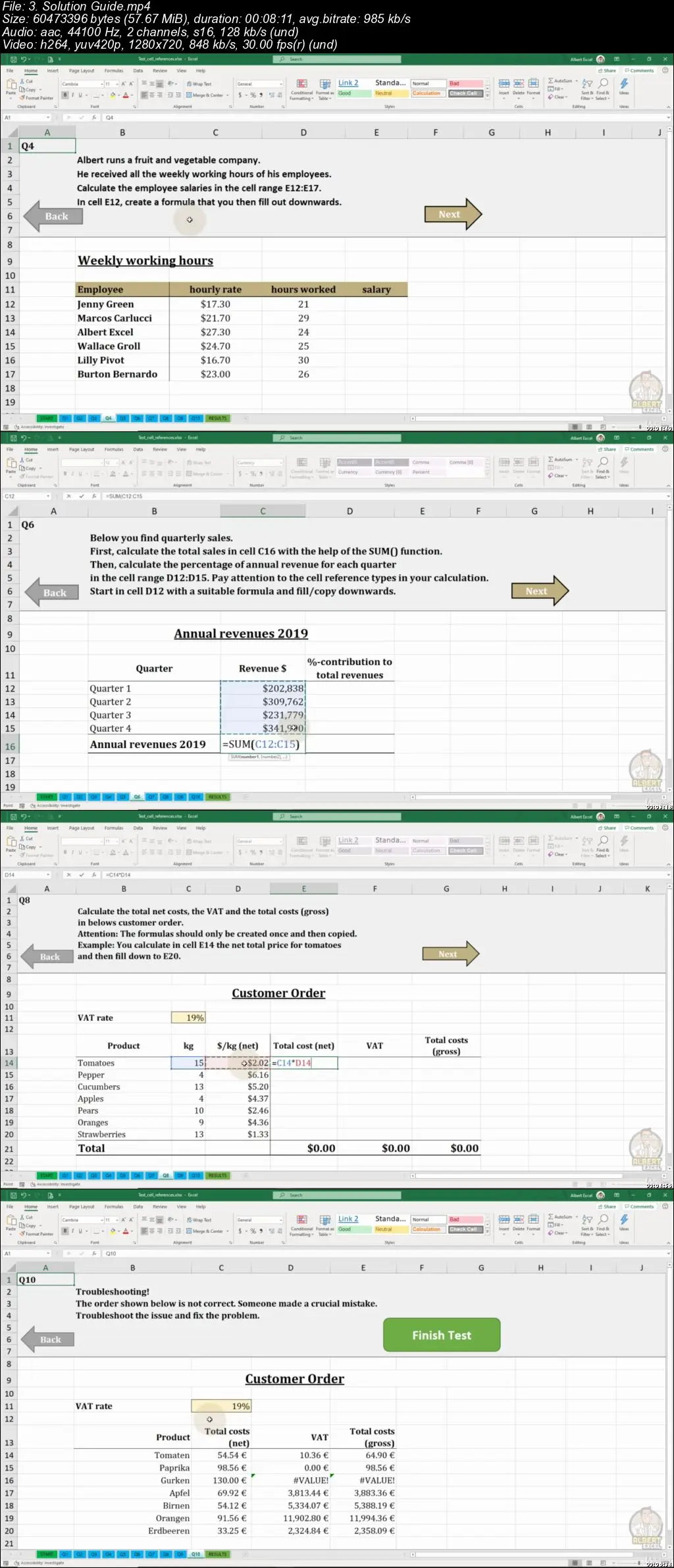 Excel Basics Anatomy of Spreadsheets and Cell References / AvaxHome