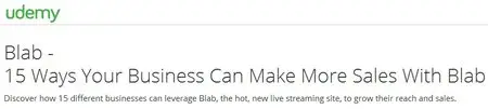 Blab - 15 Ways Your Business Can Make More Sales With Blab