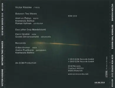 Victor Kissine - Between Two Waves (2013) {ECM}