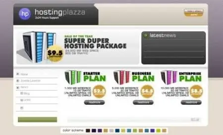 Hosting Plazza Joomla Template