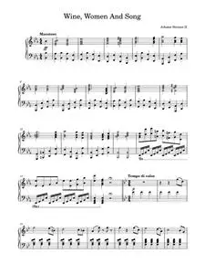 Wine, Women And Song - Johann Strauss II. (Piano Solo)