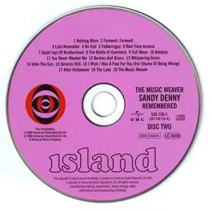 Sandy Denny - The Music Weaver: Sandy Denny Remembered (2008) {2CD Set, Island 530 725-9 rec 1966-1977}
