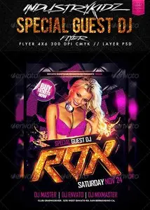 GraphicRiver Special Guest Dj Flyer Template
