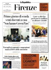 la Repubblica Firenze - 16 Settembre 2021