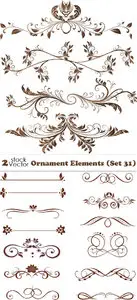 Vectors - Ornament Elements (Set 31)