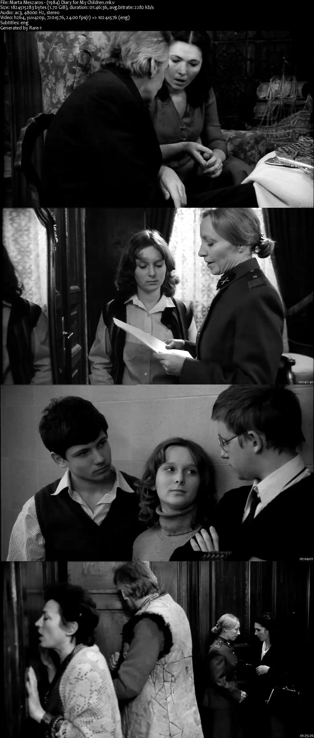 Napló gyermekeimnek / Diary for My Children (1984)