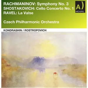 Mstislav Rostropovich, Czech Philharmonic Orchestra, Kirill Kondrashin - Rachmaninoff, Shostakovich & Ravel (1960/2025) [24/96]