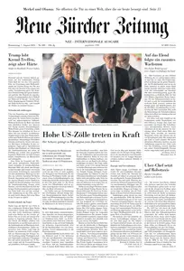 Neue Zurcher Zeitung International - 07 August 2025