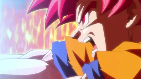 Dragon Ball Super (2015 S01E13 Goku Surpass Super Saiyan God! ZR